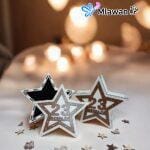 Star wooden box for jewelry and keepsakes
