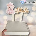 Personalized baby shower chocolate tray