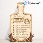Teachers Day gift wooden chopping board with quotes Dubai Sharjah Ajman  Abudhabi