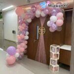 Personalized Baby Name Hanger with Chiffon Bow