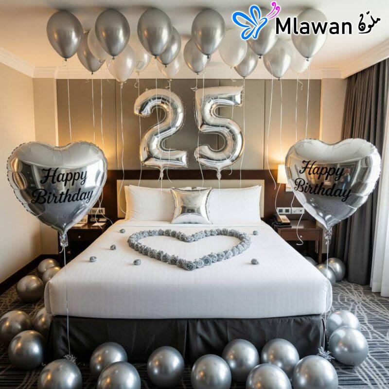 Hotel Room Romantic Decoration - Rose Petals Unforgettable Celebration