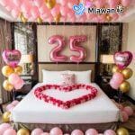 Hotel Room romantic ambiance decoration ideas loved one