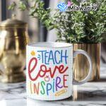 Appreciation Teacher Mug Gift Nutrition Facts Perfect Ceramic Mug - "Nutrition Facts" label