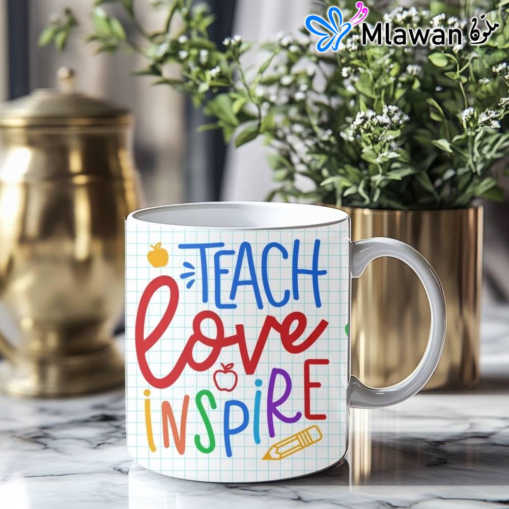 1 Appreciation Teacher Mug Gift Nutrition Facts Perfect Ceramic Mug - "Nutrition Facts" label