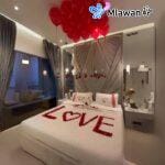 Romantic Hotel Room Balloons Dubai