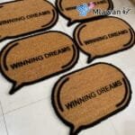 Personalized Non-Slip Door Mat with Family Name