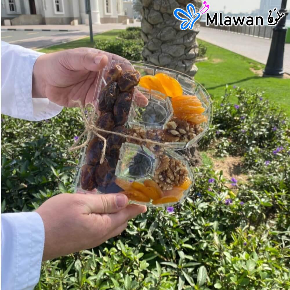 1177-1 (1) Personalized acrylic gift nuts dry fruits