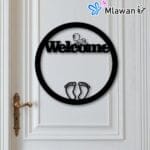 Welcome Baby Door Plaque with Baby Motif
