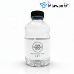 Custom waterproof water bottle labels sizes