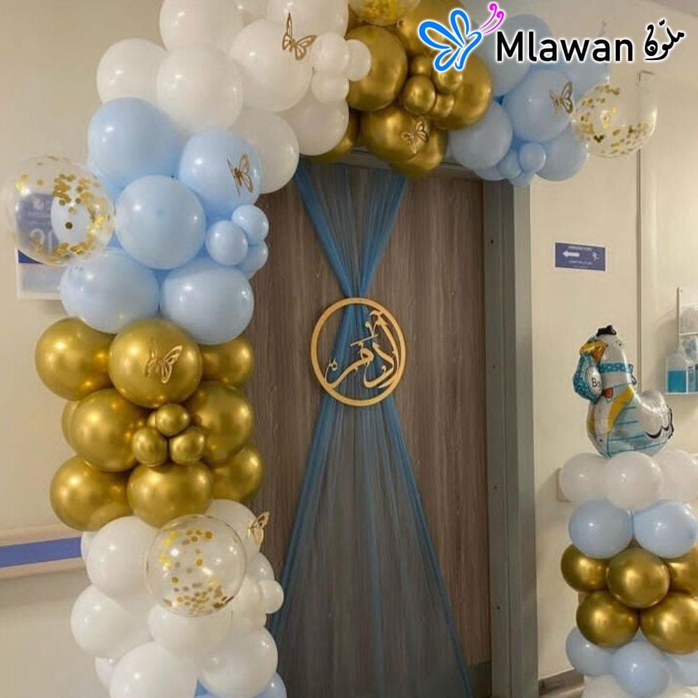 Hospital room balloon decoration for baby boy Hospital room balloon decoration for baby boy