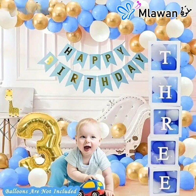 clear balloon boxes for birthday party centerpieces