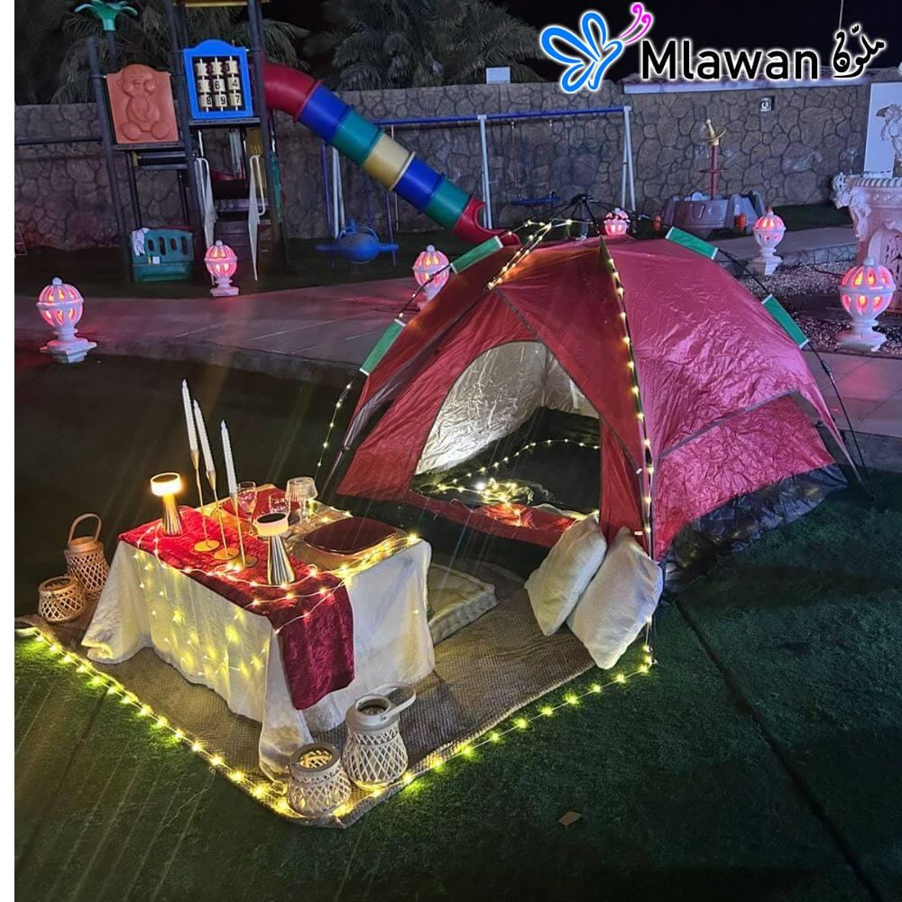 Romantic outdoor tent for date night celebrations Romantic outdoor tent for date night celebrations