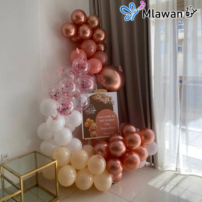 Balloon easel kit for hospital room gender reveal decor