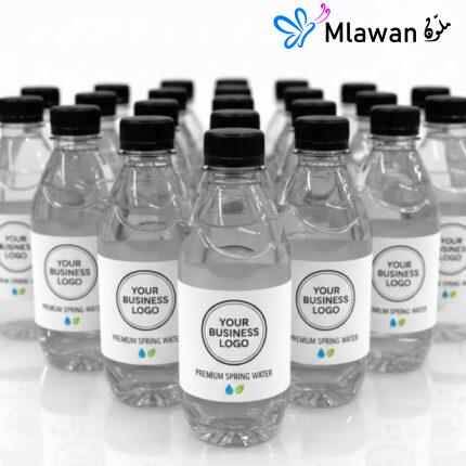 Custom water bottle printing - water bottle for hotels hospitals events wedding