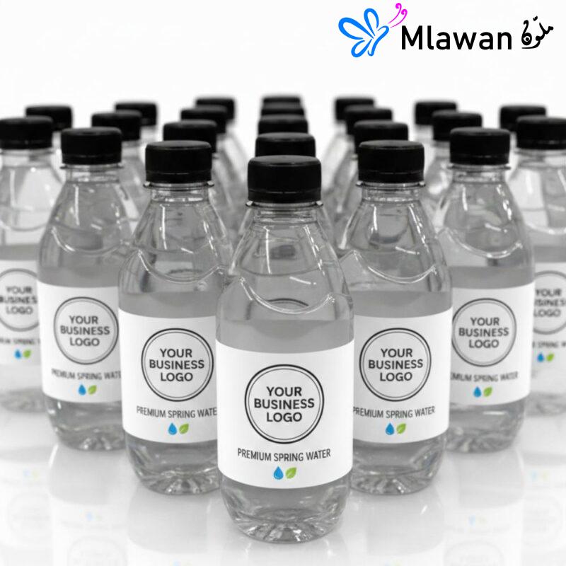 Custom water bottle printing - water bottle for hotels hospitals events wedding