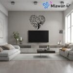 Artistic home decoration in tree silhouette