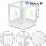 transparent balloon boxes for gender reveal celebrations