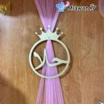 Elegant door sign decoration for baby boy hospital rooms