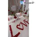 Romantic hotel room decoration Dubai Abu Dhabi Sharjah.