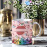 Personalized Teacher Appreciation Pink Mug