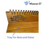 Elegant Ramadan Tray Set with Decorative Mosque Calendar & Quran QR Code - Image 3