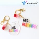 Colorful name keychain gift