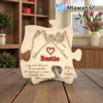 Personalized puzzle plaque gift- "You Are My Missing Piece"