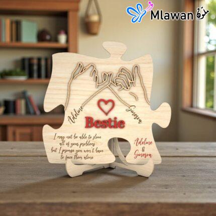 You Are My Missing Piece Puzzle Personalized Couple Friendship Wooden PlaqueMissing Piece wooden plaque - You Are My Missing Piece