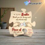 Personalized teacher appreciation puzzle sign- "Important Piece of My Story" Puzzle Sign for Teachers: End-of-Year Gift