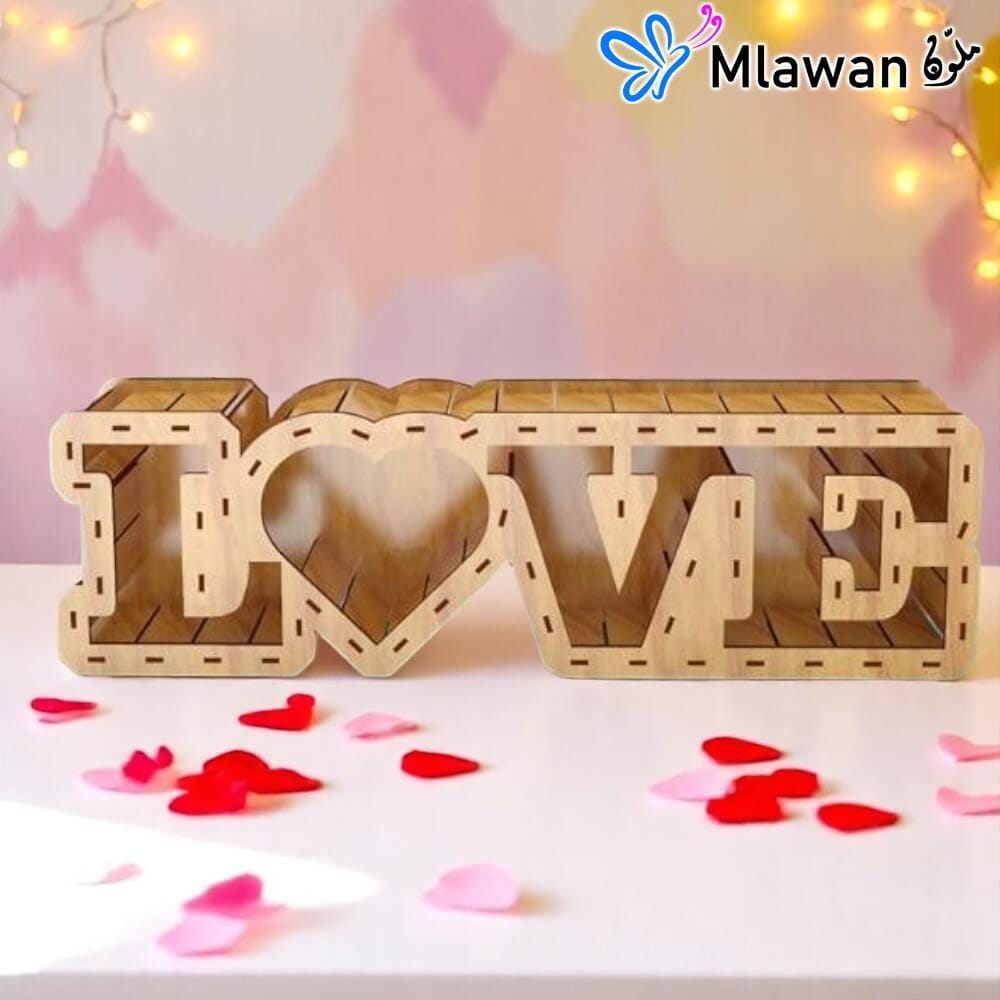 3016-Photoroom (1) Romantic Wooden Flower Gift Box - perfect for anniversary & wedding