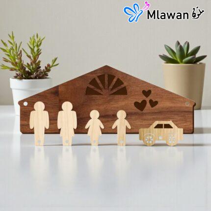 Personalized family key holder