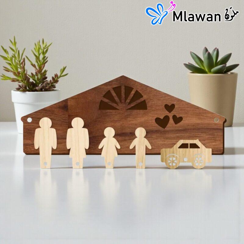 Personalized family key holder
