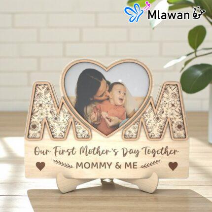 Personalized First Mothers Day keepsake- "Our First Mother's Day Together"