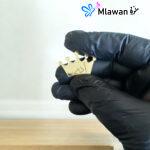 Personalized Acrylic Crown Name Tags- Baby Shower perfection.