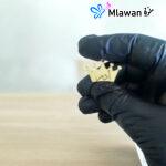 Personalized crown name tags