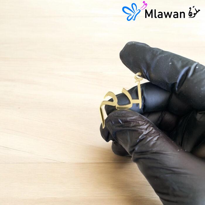 أكريليك تاج ميني أسماء مخصصة فاخرة مرايا أنيقة لحفلات مواليد دبي الشارقة أبوظبي