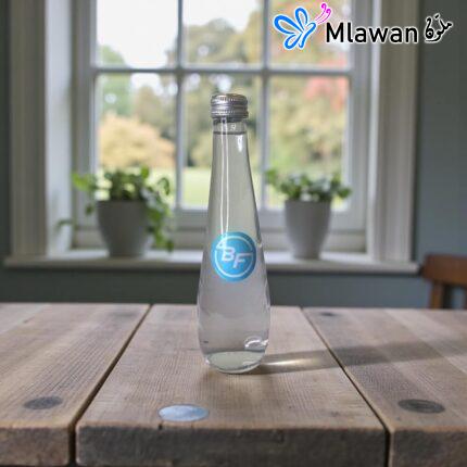 Premium glass water bottle