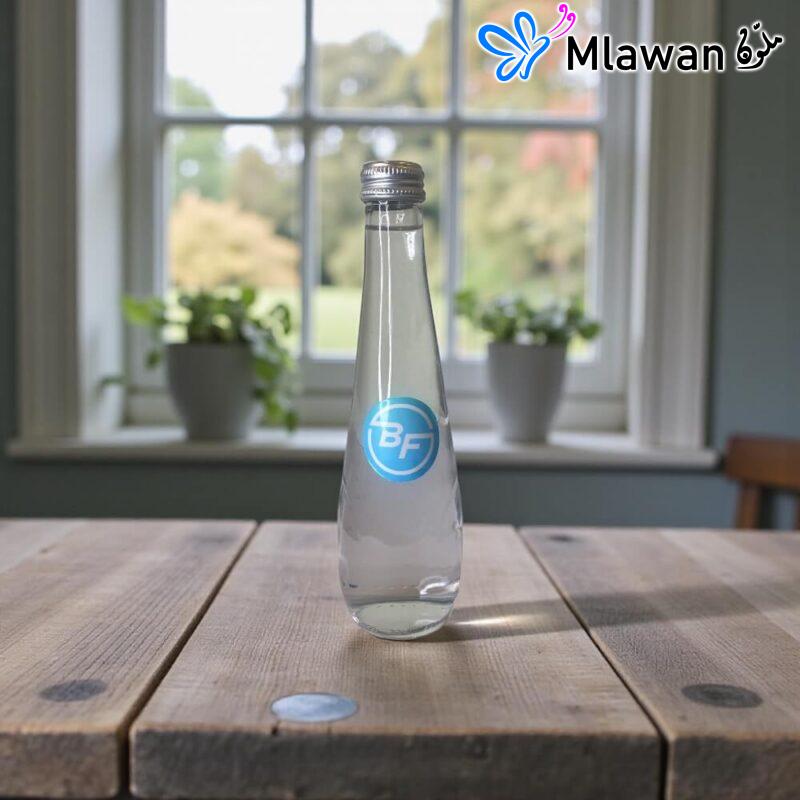 Premium glass water bottle