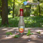 Customize Clear Glass Water Bottles Brand Your Logo trademark.