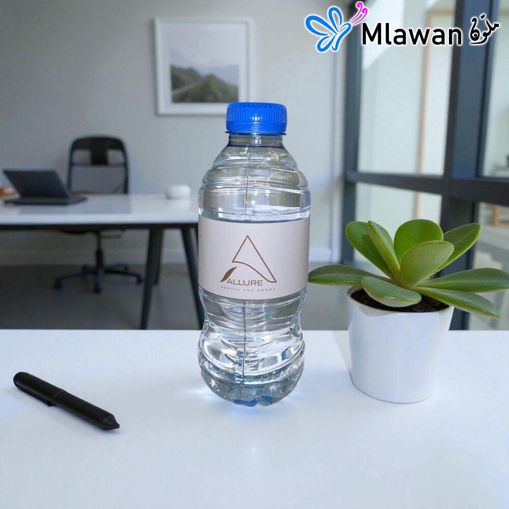 3141-44 (2) Customize Disposable Water Bottles Promote Brand.