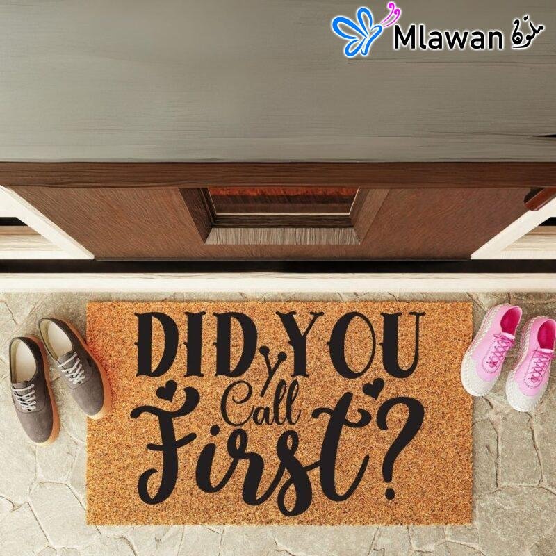 Funny Welcome Mat-Did you call firstFunny doormat did you callHumorous welcome mat gift