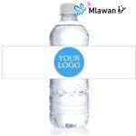 Custom branded water bottles with company logo for corporate events in UAE