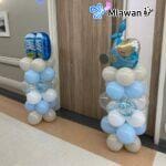 Instagram-worthy balloon arrangements for baby arrival in UAE hospitals