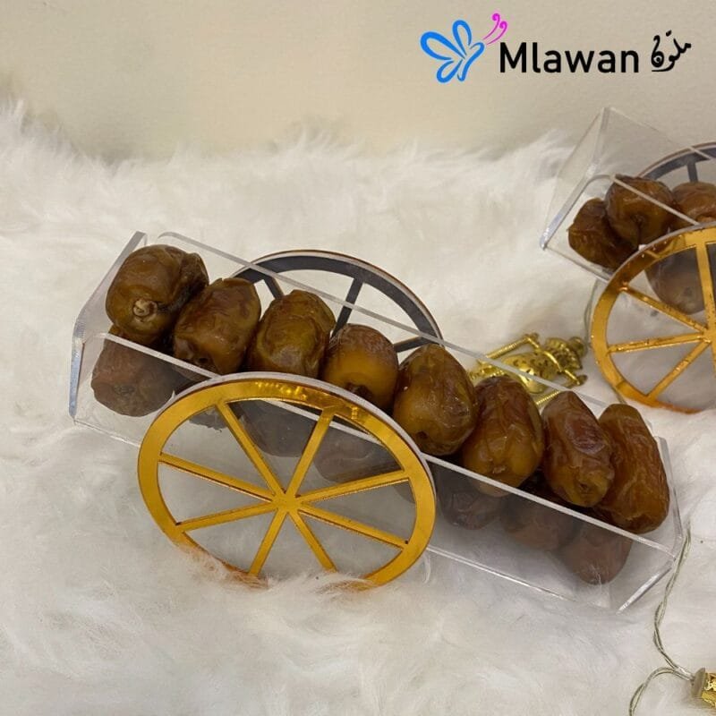 Ramadan cannon dispenser showcasing its intricate details and gold