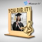 You Did It commemorative frame with custom engraving