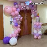 Vibrant balloon decorations transforming hospital spaces