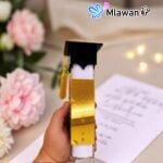 Clear graduation certificate box made