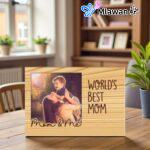 Personalized Mom photo frame-Best Mom Ever