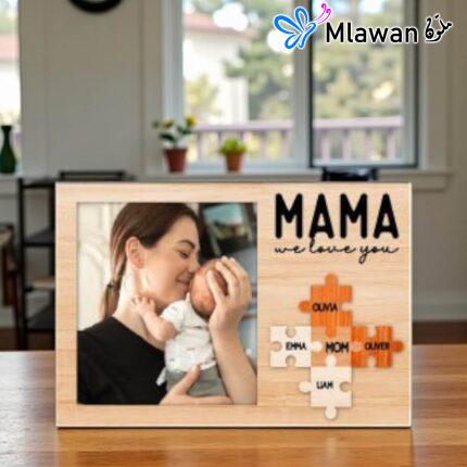 Personalized Mom Puzzle Piece- Mama We Love You Gift