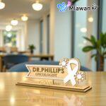 Custom Oncologist Doctor Desk Name Plate